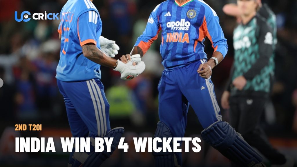 India Beat New Zealand by 4 Wickets in 2nd T20I, Take 2-0 Series Lead