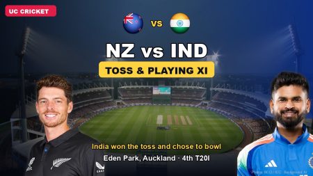 NZ vs IND 4th T20I: India won the toss and chose to bowl, Playing XI